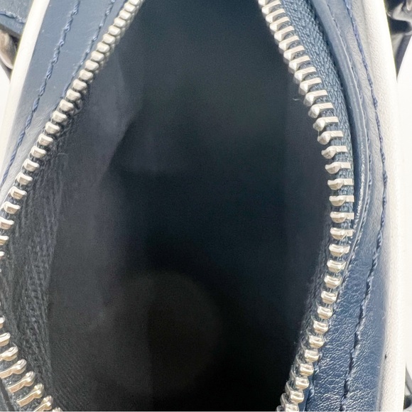 John Galt Navy Top Handle Purse - Picture 12 of 13